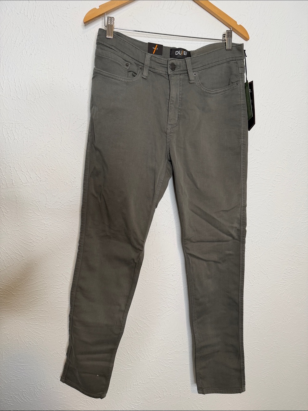 Du/er NO SWEAT SLIM PANT - MEN'S 31x32 sage green